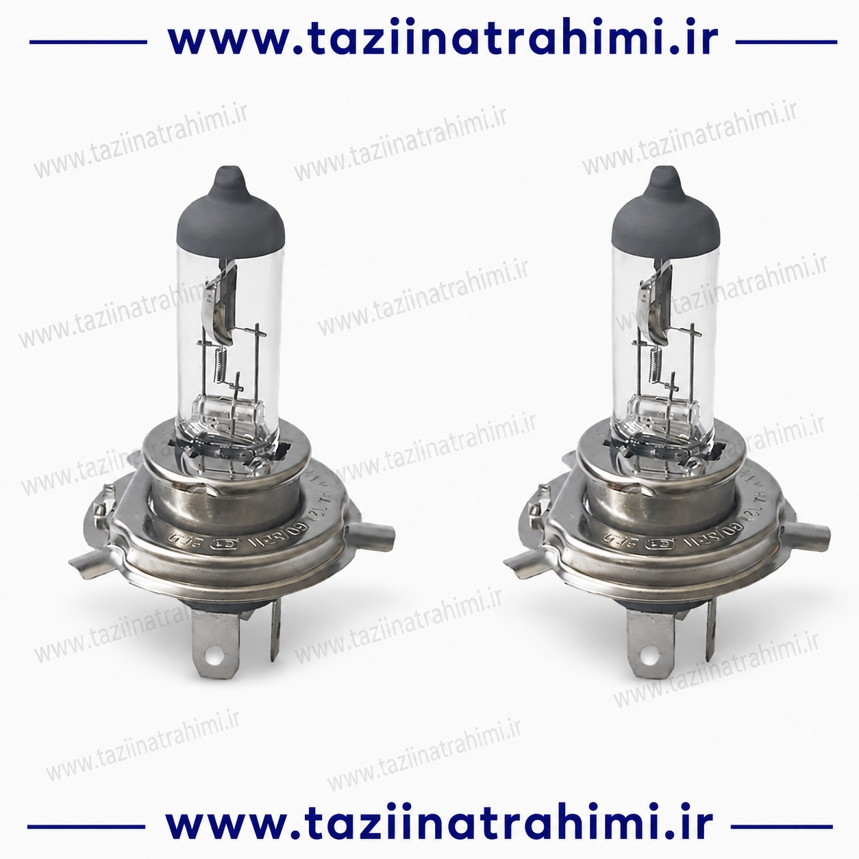 لامپ خودرو مدل 55W_GHRIBDUST پایه H4 مناسب پژو 206 قدیم (پس کرایه)